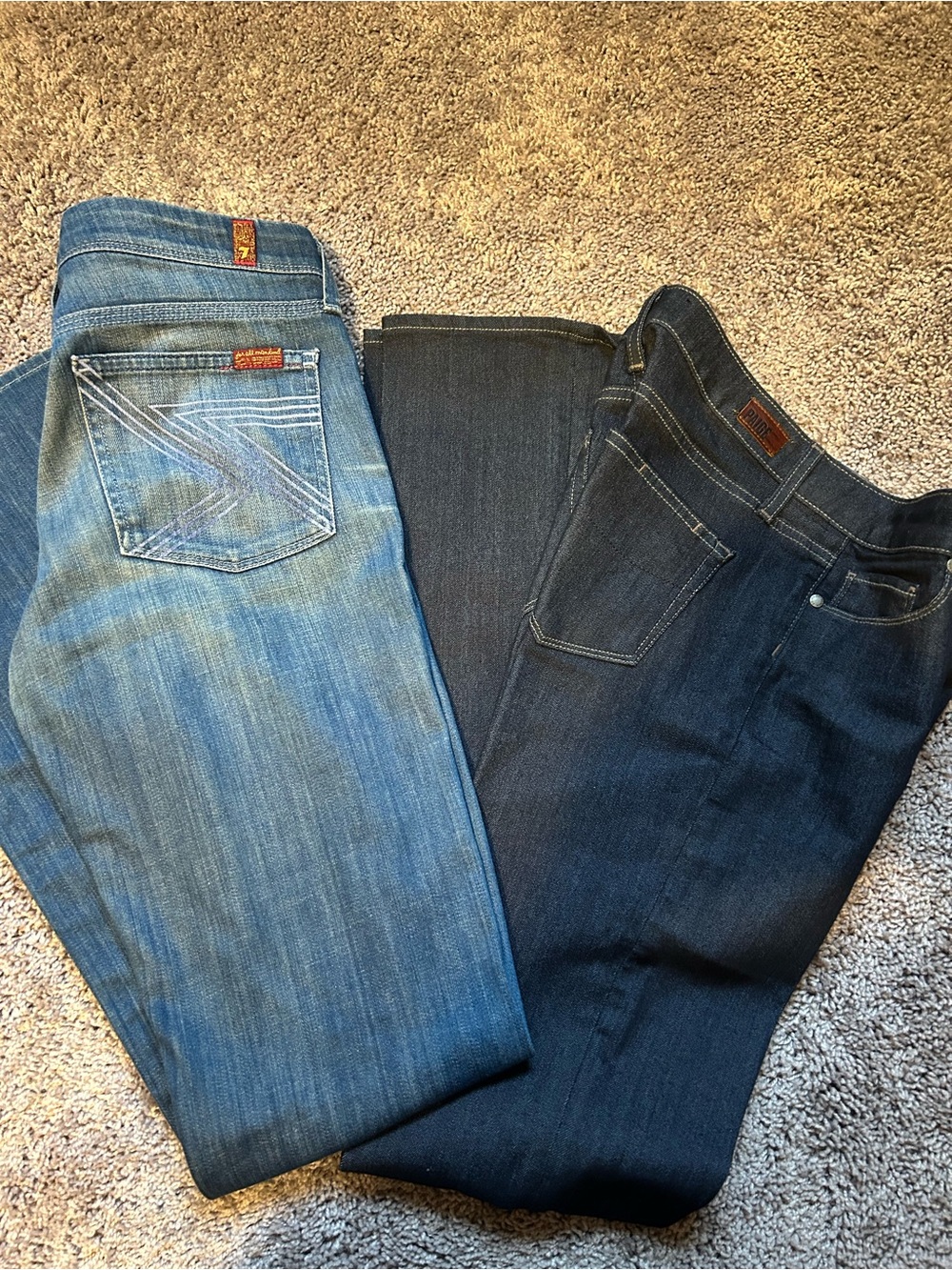 Seven7 & Paige womens jeans Duo